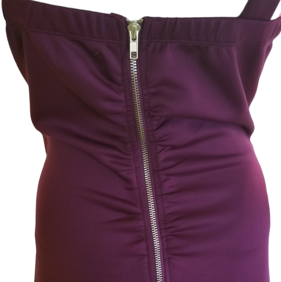 Emerald Sundae Front Crossover Scuba Gown - Picture 4 of 11